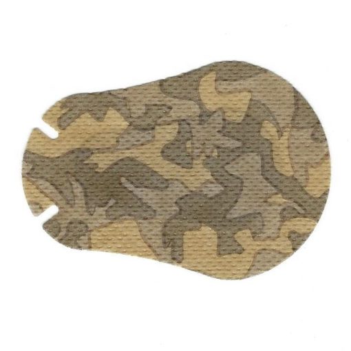 Brun kamouflage ögonplåster för barn.