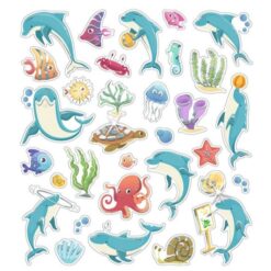 Klistermärken stickers - Cute animals