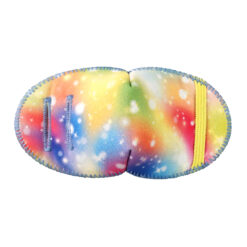 Tyglapp för barn med glasögon. Den är rekommenderad av ortoptister och ögonläkare för klapbehandling. Den är i regnbuens färger. Märket är Kay Fun Patch och den heter Rainbow.