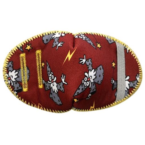 Ögonlapp för amblyopibehandling. Lämplig för barn som använder glasögon. Märket är Kay Fun Patch och den rekommenderas av ortoptister. Den är brun med grå trollkarlar och blixtar. Den heter Wizard (brun).
