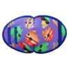 Lila ögonlapp med gamingfigurer från Kay Fun Patch. Ögonlappen är tillverkad i mjukt tyg och pryds av små, färgglada gamingfigurer. Den fästs enkelt på glasögonen och är lämplig för barn med skelning. Ögonlapp för barn med skelning. Den heter Game Play.