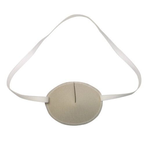 En ögonlapp med resår för vuxna. Den är beige och har en enkel, neutral design. Märket är Kay Fun Patch. Den heter Beige.
