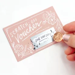 Scratch-off Vouchers – Floral (12 st)