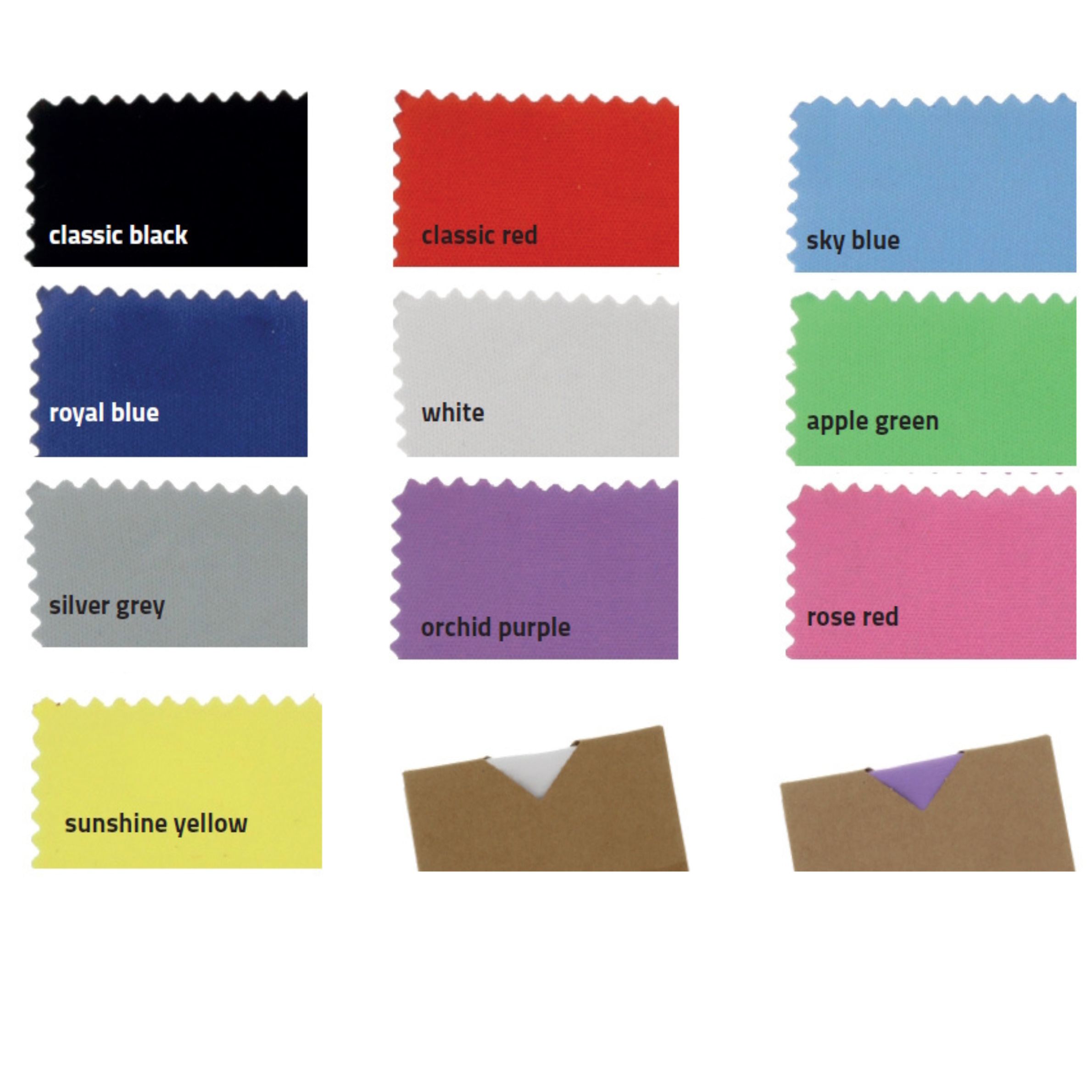 Putsdukar enfärgade