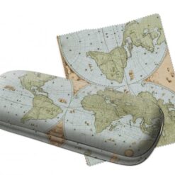 Glasögonfodral världskarta. Bekking & Blitz