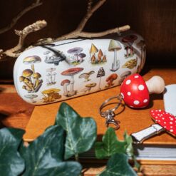 LOU045 glasögonfodral - Vintage Mushroom svampar