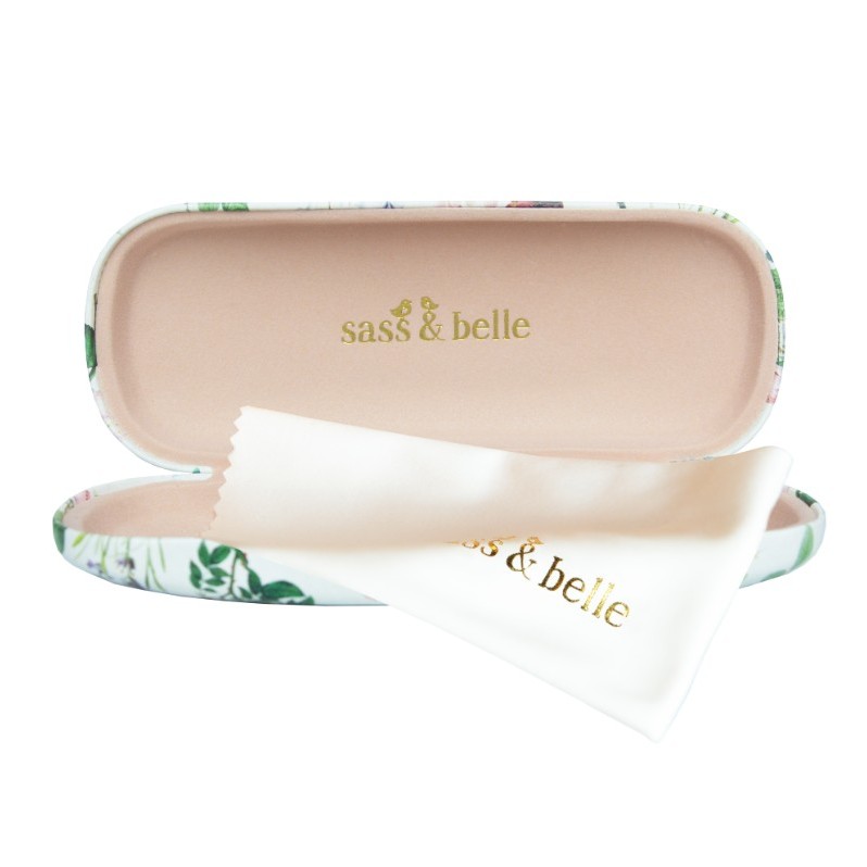 LOU061 glasögonfodral - Vintage Flowers vintageblommor