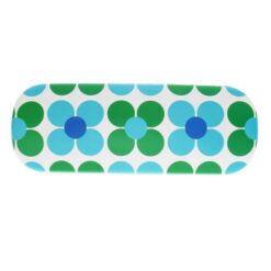 Rex London glasögonfodral Daisy blue, margeritter 