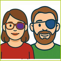 Ögonlappar av tyg för vuxna