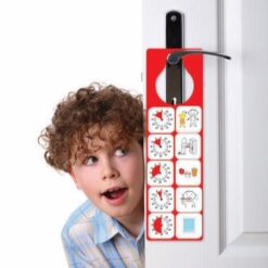 JAC5061 - Vertikal magnetisk dörrhållare för piktogram – med pojke