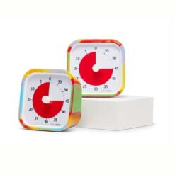 JAC5507 Time Timer MOD Tie Dye to timers front vinkel