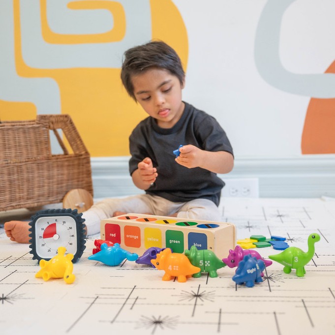 JAC5513 Time Timer MOD Protect Cover Tread pojke som leker