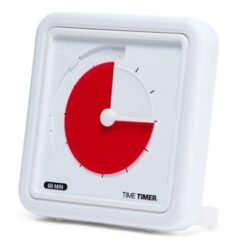Time Timer Braille Medium Roed Disk side 45 minutes