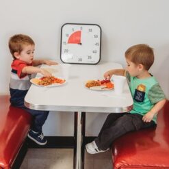 Time Timer Large JAC5109 front 15 min siden pojkar äter lunch