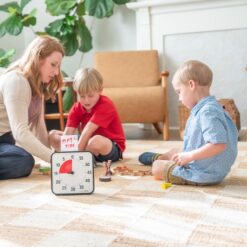 Time Timer Medium JAC5108 Dry Erase Card 10 minutes barn med föräldrar