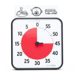 Time Timer Medium JAC5108 front straight 45 min bonus cards visual schedule