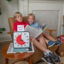 Time Timer Medium JAC5108 pojke läser, Dry Erase Card piktogram