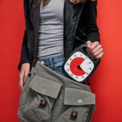 Time Timer Plus Pause Charcoal skolväska