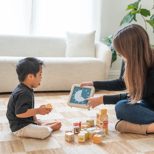 Time Timer Retro Eco Edition Barn och förälder ställer timern