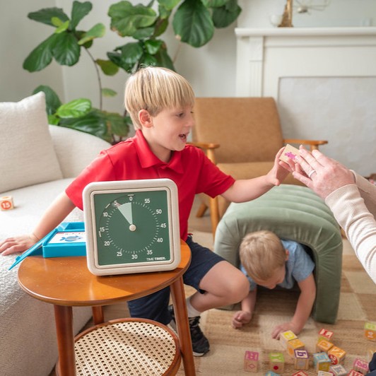 Time Timer Retro Eco Edition Green Land barn-och-foralder-leker2