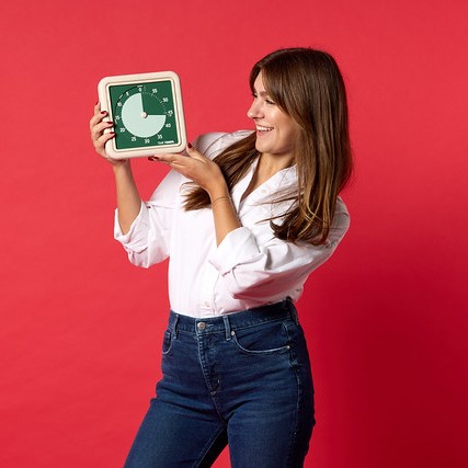 Time Timer Retro Eco Edition Green Land kvinna