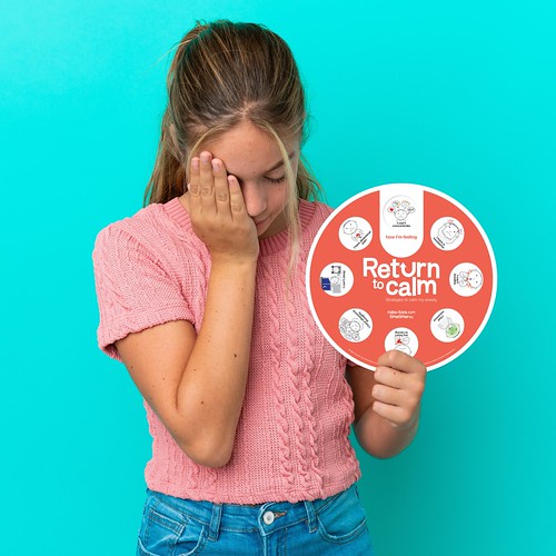 Return to Calm Girl Emotions R4005EN Känslohjul Hitta ro 1